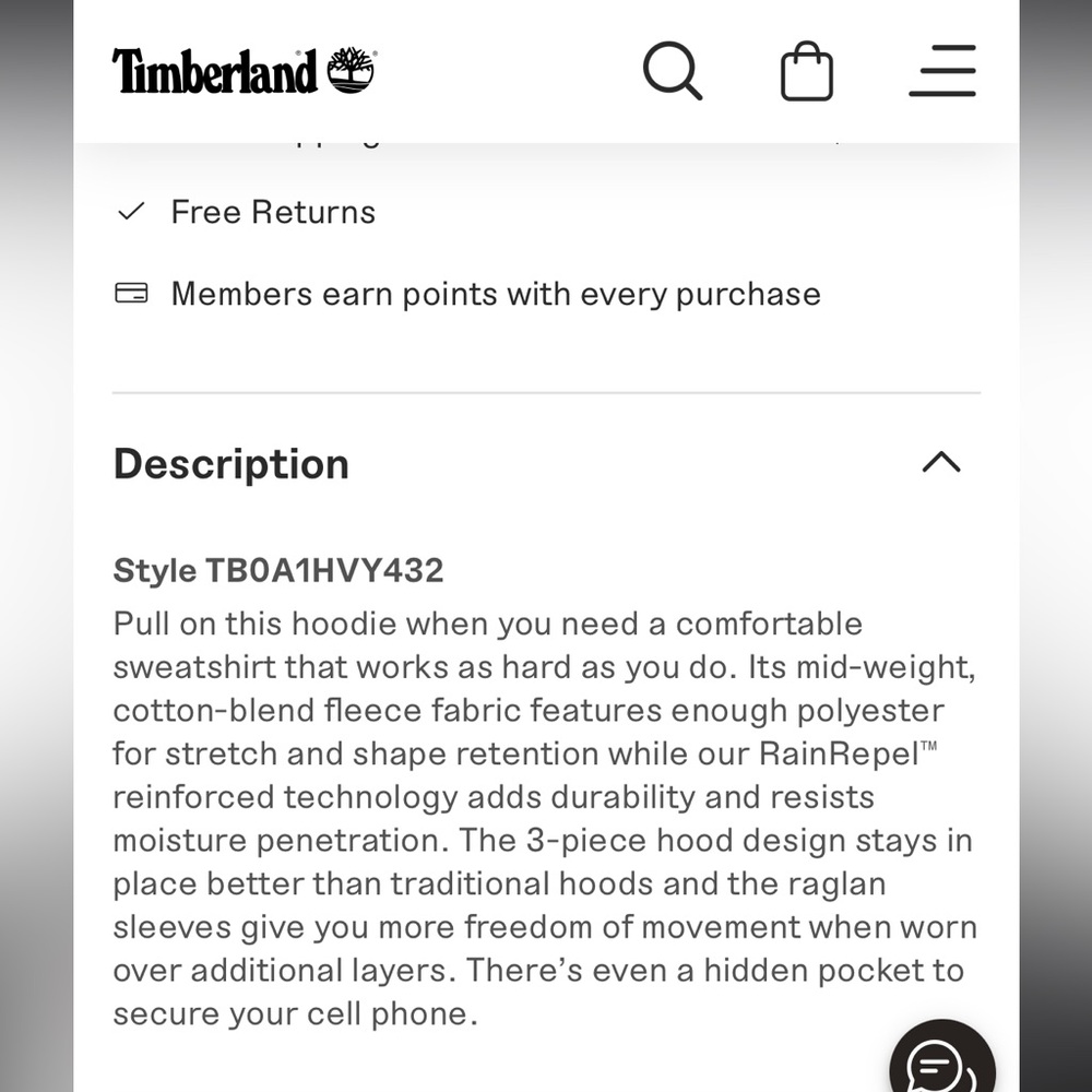 Timberland blue Woman/men hoodie - Picture 7 of 11